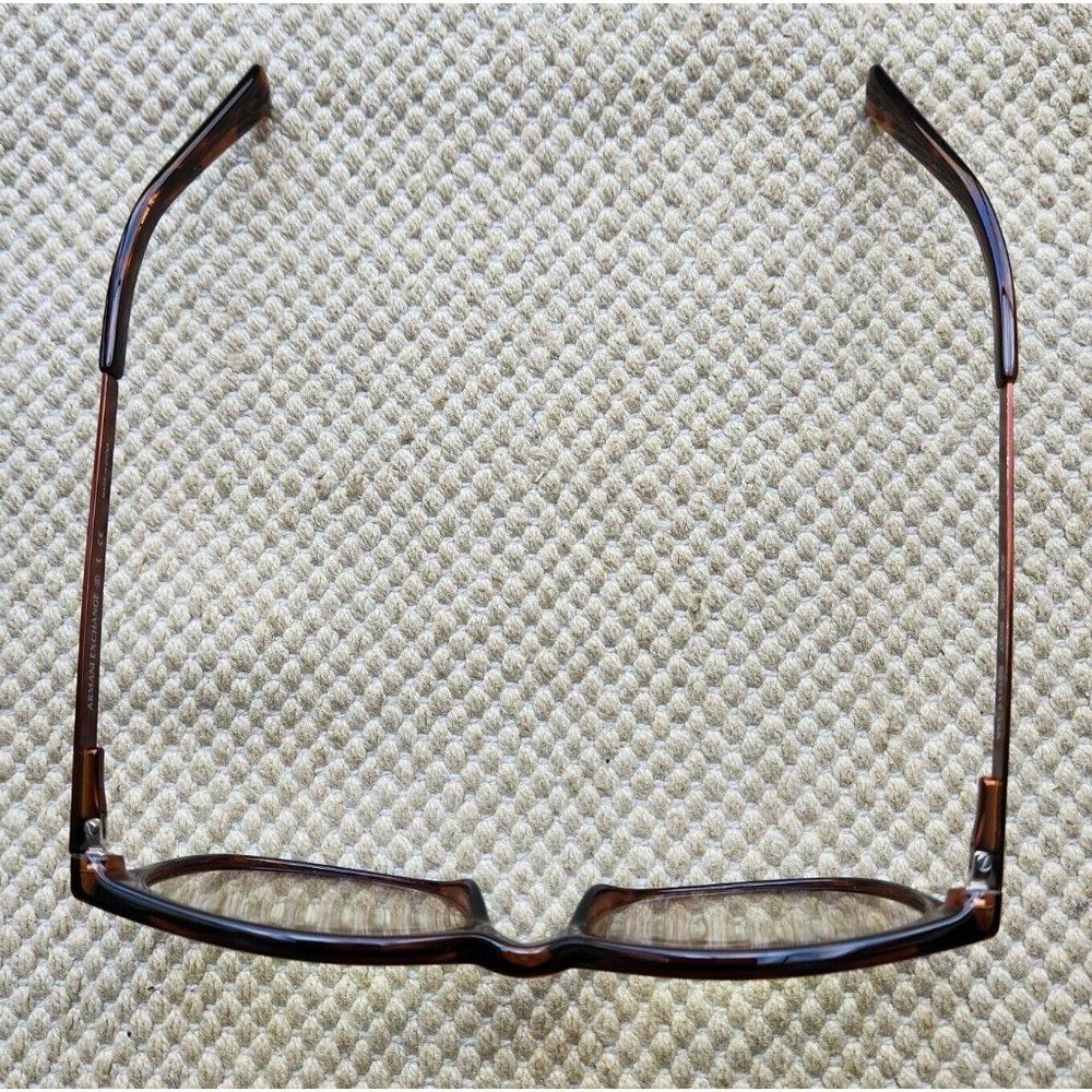 2 Armani Exchange AX 3005 8037 Eye Glasses Frames Brown Tortoise Cat 52-17 145 - Picture 6 of 10